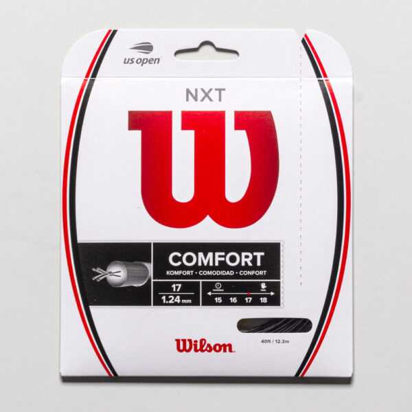 Wilson NXT 17 Black Tennis String Packages Size String Package