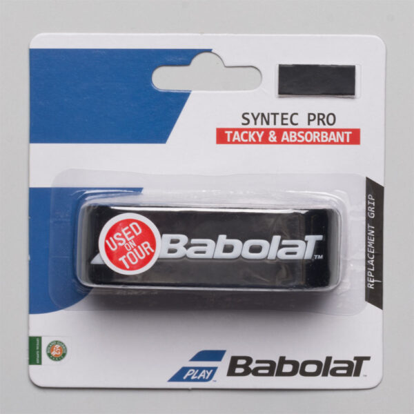 Babolat Syntec Pro Replacement Grip Tennis Replacement Grips Black/White