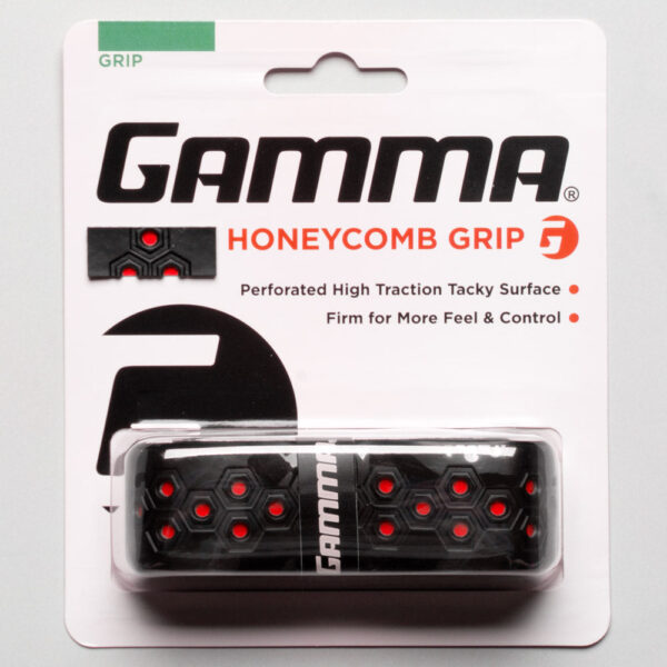 Gamma Honeycomb Replacement Grip Tennis Replacement Grips Red