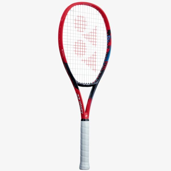 VCORE 100L Tennis Racquet, Black/Red/White, 4-1/2