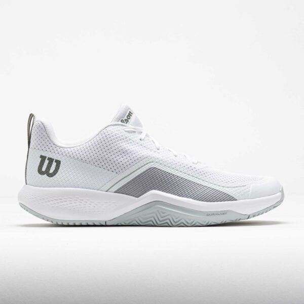 Wilson Rush Pro Lite Men's Tennis Shoes White/Pearl Blue/Monument Size 13 Width D - Medium