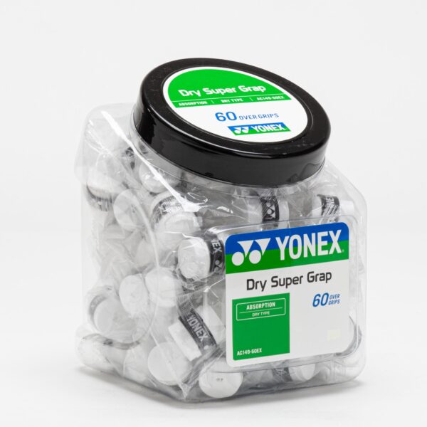 Yonex Dry Super Grap 60 Pack Tennis Overgrips White