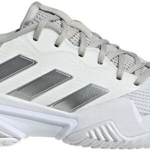 Adidas Women's Barricade 13 Tennis Shoes (White/Core Black/Grey One)