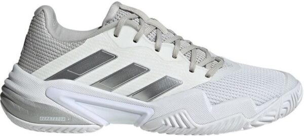 Adidas Women's Barricade 13 Tennis Shoes (White/Core Black/Grey One ...