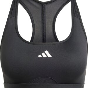 Adidas Women's Power React Tennis Training Bra (Black)