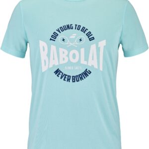 Babolat Men's Exercise "Too Young To Be Old" Graphic Tennis Training Tee