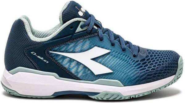 Diadora Women's Speed Competition 7+ All Ground Tennis Shoes (Legion Blue/Surf Spray/White)