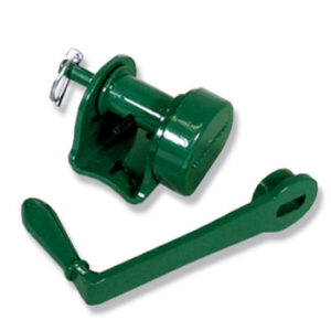 Douglas Deluxe Aluminum Replacement Reel for 2-7/8" OD External Wind Tennis Posts (Green)