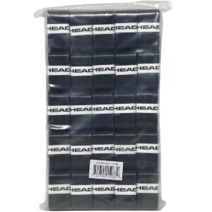 Head Prime Tour Tennis Racquet Overgrip 50-Pack (Black, Mint, or White)