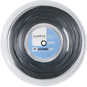 Luxilon ALU Power Spin 127 Silver Tennis String (Reel)