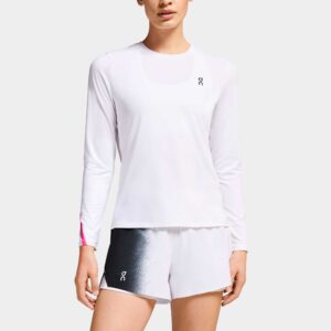 On Court Long-T Women's Tennis Apparel White, Size Small