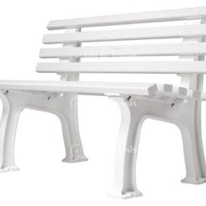 Putterman Courtside Tennis 4-Foot Bench (White or Green)