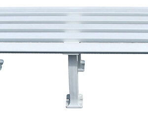 Putterman Midcourt 6 1/2-Foot Tennis Bench (White)