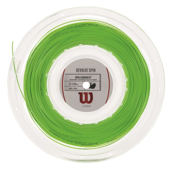 Wilson Revolve Spin 17g Green Tennis String (Reel)