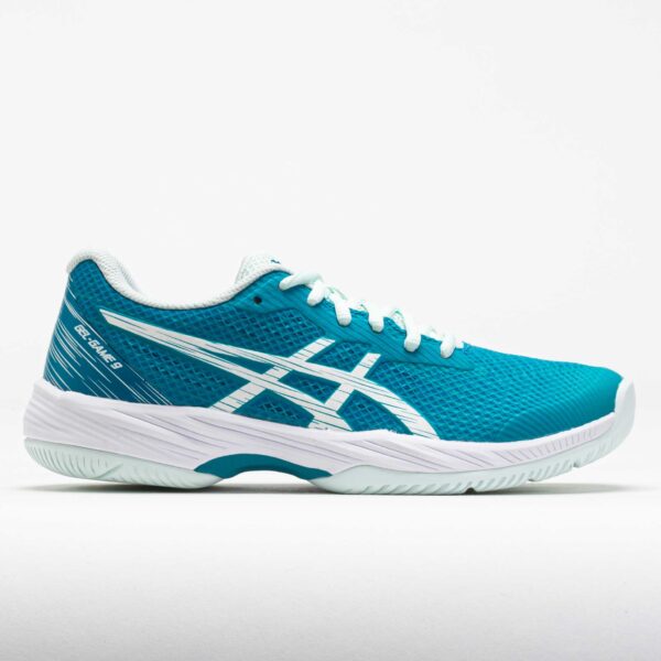 ASICS GEL-Game 9 Women's Tennis Shoes Teal Blue/White Size 9.5 Width B - Medium