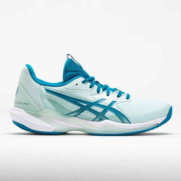 ASICS Solution Speed FF 3 Clay Women's Tennis Shoes Soothing Sea/Teal Blue Size 9 Width B - Medium