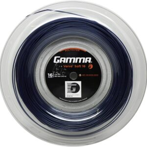 Gamma AMP Verve Soft 16g Blue/Black Tennis String (Reel)