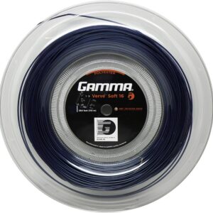 Gamma AMP Verve Soft 17g Blue/Black Tennis String (Reel)