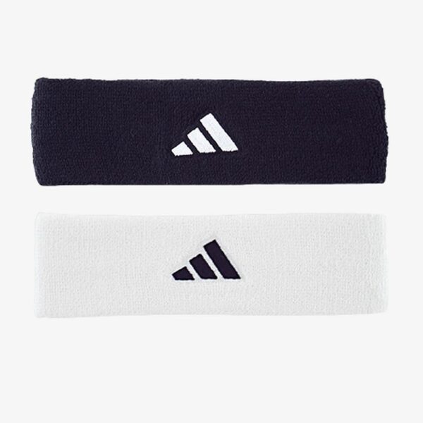 Adidas Reversible Headband, White/Black Tennis Headwear