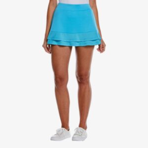 Grand Slam Essential Double Flounce 14" Tennis Skort, Blue