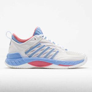 K-Swiss Hypercourt Supreme 2 Women's Tennis Shoes White/Open Air/Strawberry Ice Size 7 Width B - Medium