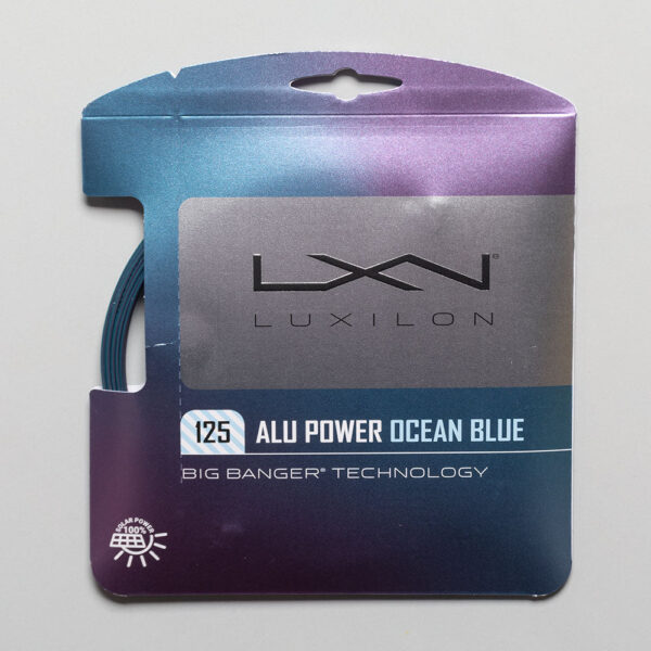 Luxilon ALU Power 125 16L Ocean Blue/Purple Tennis String Packages Size String Package