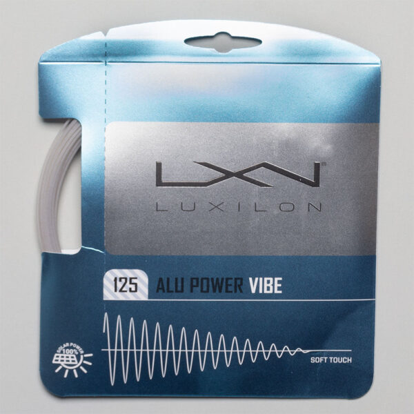 Luxilon ALU Power Vibe 16L 1.25 White Pearl Tennis String Packages Size String Package