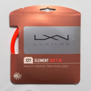 Luxilon Element IR Soft 127 Red Tennis String Packages Size String Package