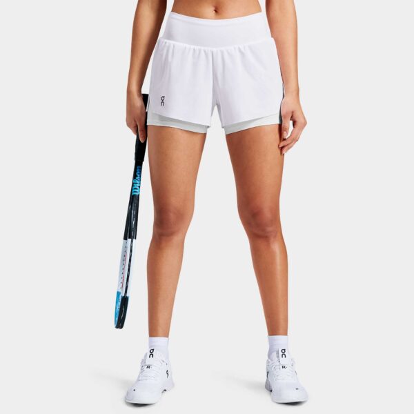 On Court Shorts Women's Tennis Apparel White, Size XS