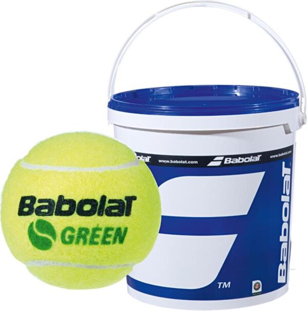 Babolat Kids Green Tennis Ball (72 Ball Bucket)