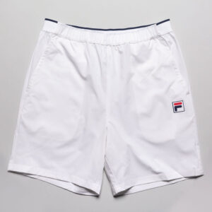 Fila Essentials 7" Elastic Woven Shorts Men's Tennis Apparel White, Size XL