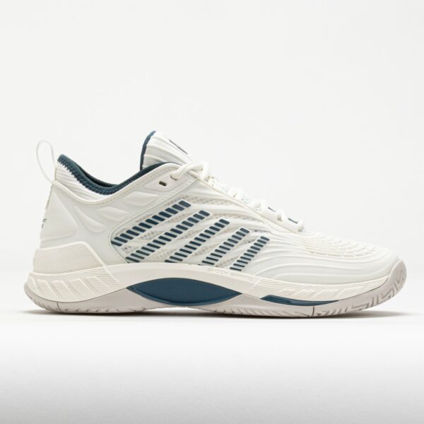 K-Swiss Hypercourt Supreme 2 Men's Tennis Shoes Star White/Moonstruck/Indian Teal Size 10.5 Width D - Medium
