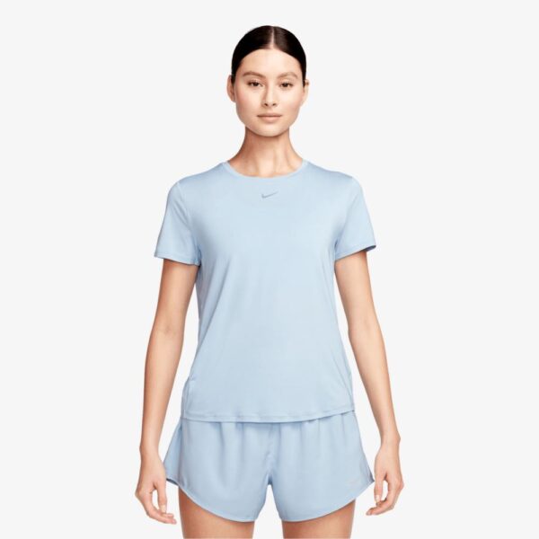 Nike Dri-FIT One Classic Fit Women's Short-Sleeve Top, Light Blue, XS