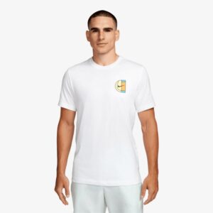 NikeCourt Men's Tennis T-Shirt, White, L Top