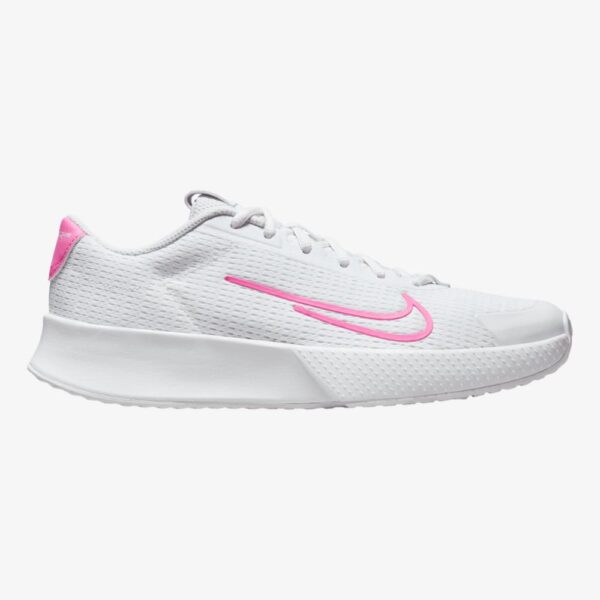 NikeCourt Vapor Lite 2 Women's Tennis Shoe, White/Pink, 7 M