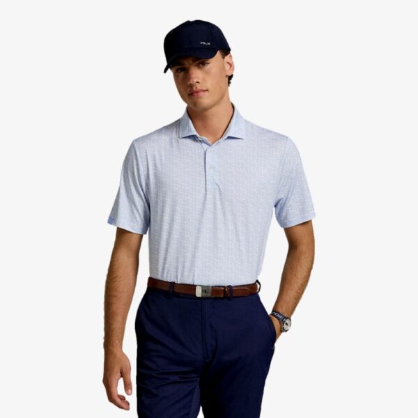 Polo Ralph Lauren Airflow Short Sleeve Polo Shirt, Blue