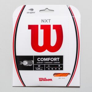 Wilson NXT 17 Neon Orange Tennis String Packages Size String Package