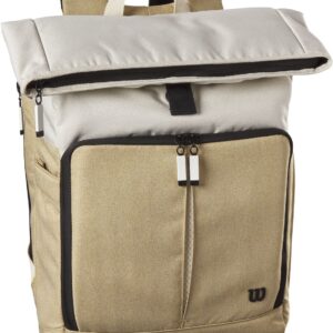 Wilson Women's Lifestyle Foldover Tennis Backpack (Khaki)