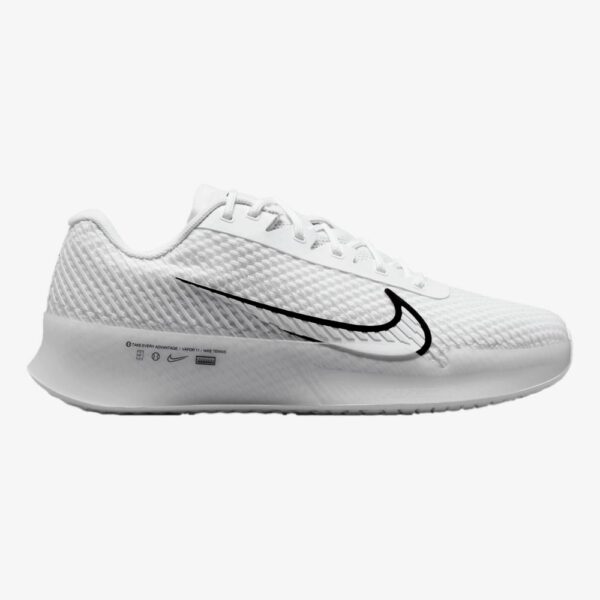 Air Zoom Vapor 11 Men's Tennis Shoe, White/Black, 8 M - Nike