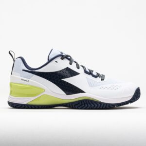 Diadora Blushield Torneo 2 AG Women's Tennis Shoes White/Astral Aura Size 8.5 Width B - Medium