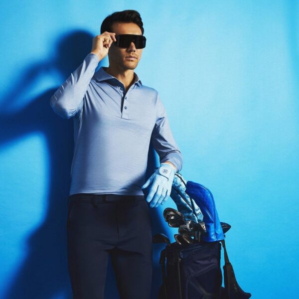G/FORE Self Collar Long Sleeve Sun Shirt