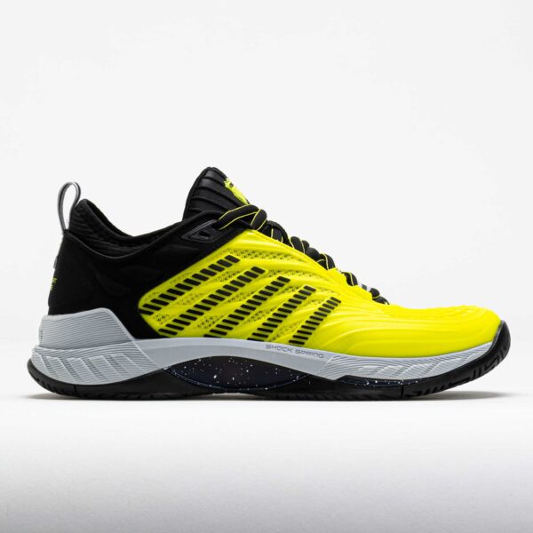 K-Swiss Hypercourt Supreme 2 Men's Tennis Shoes Tennis Yellow/Black/Micro Chip Size 10 Width D - Medium