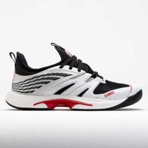 K-Swiss Speedtrac Men's Tennis Shoes Bright White/Stretch Limo/High Risk Red Size 9 Width D - Medium