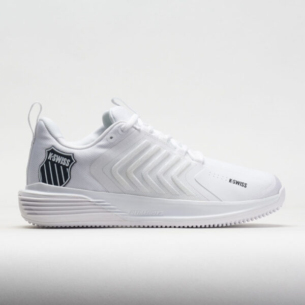 K-Swiss Ultrashot 3 Grass Men's Tennis Shoes White/Black Size 11 Width D - Medium