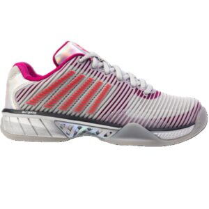 K-Swiss Women's Hypercourt Express 2X Lucky N Love Tennis Shoes (Harbor Mist/Silver)