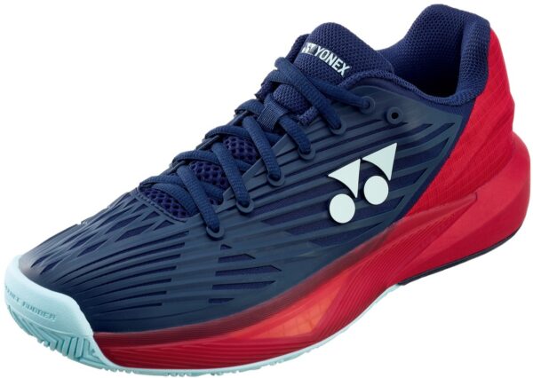 Yonex Men's Power Cushion Eclipsion 5 Tennis Shoes (Navy/Red)