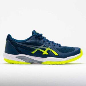 ASICS Solution Swift FF 2 Men's Tennis Shoes Mako Blue/Safety Yellow Size 13 Width D - Medium