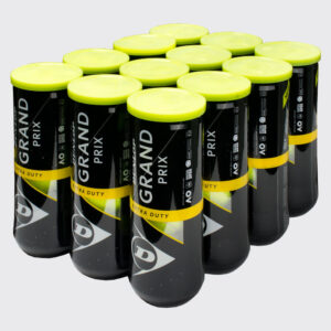 Dunlop Grand Prix Extra Duty 12 Cans Tennis Balls