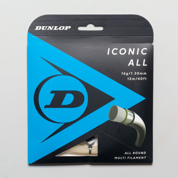 Dunlop Iconic All 16 Tennis String Reels Natural, Size String Package