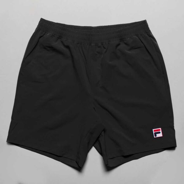 Fila Essentials 7" Solid Woven Shorts Men's Tennis Apparel Black, Size XL